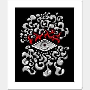 Metal eye Posters and Art